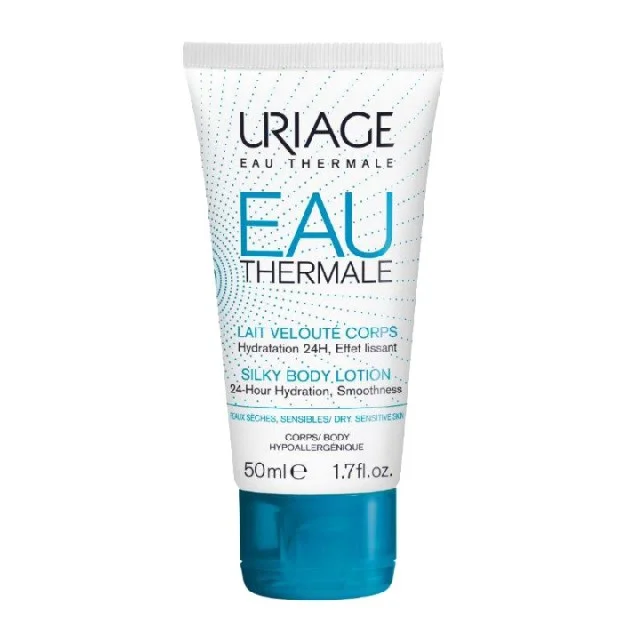 URIAGE EAU THERMALE SILKY MLEKO ZA TELO 50ML - Online Apoteka URIAGE EAU THERMALE SILKY MLEKO ZA TELO 50ML