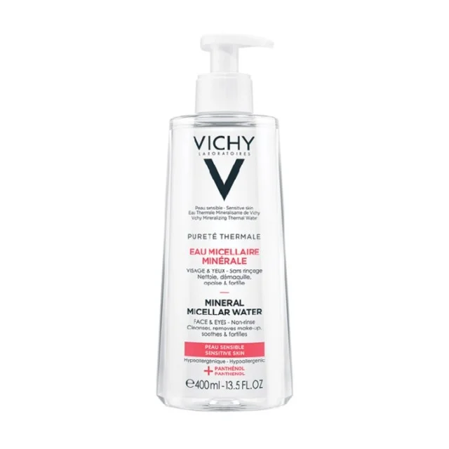 VICHY PURETE THERMALE MINERALIZOVANA MICELARNA VODA ZA OSETLJIVU KOŽU - Online Apoteka VICHY PURETE THERMALE MINERALIZOVANA MICELARNA VODA ZA OSETLJIVU KOŽU