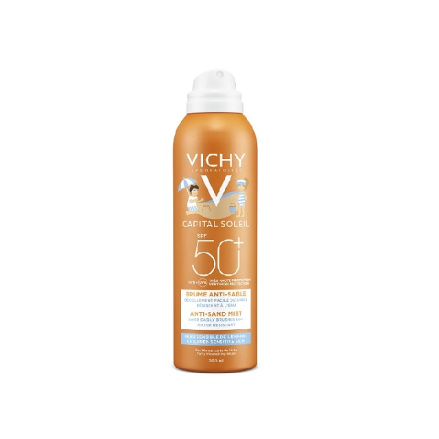 VICHY IDEAL SOLEIL DEČIJI SPREJ PROTIV PRILEPLJIVANJA PESKA NA KOŽU SPF 50+