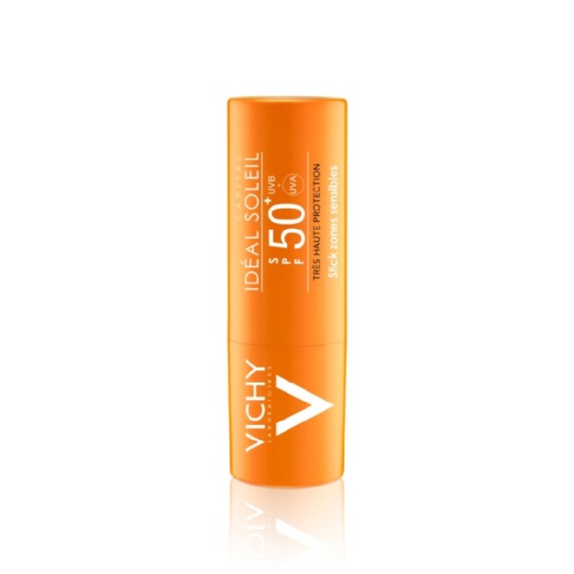 VICHY IDEAL SOLEIL STIK ZA OSETLJIVA PODRUČJA SPF 50+ - Online Apoteka VICHY IDEAL SOLEIL STIK ZA OSETLJIVA PODRUČJA SPF 50+