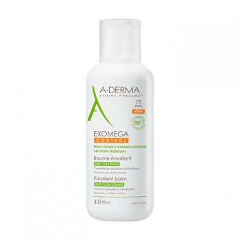 A-DERMA EXOMEGA CONTROL EMOLIJENTNI BALZAM 400ML - Preparat za suvu kožu sklonu atopiji A-DERMA EXOMEGA CONTROL EMOLIJENTNI BALZAM 400ML - Preparat za suvu kožu sklonu atopiji
