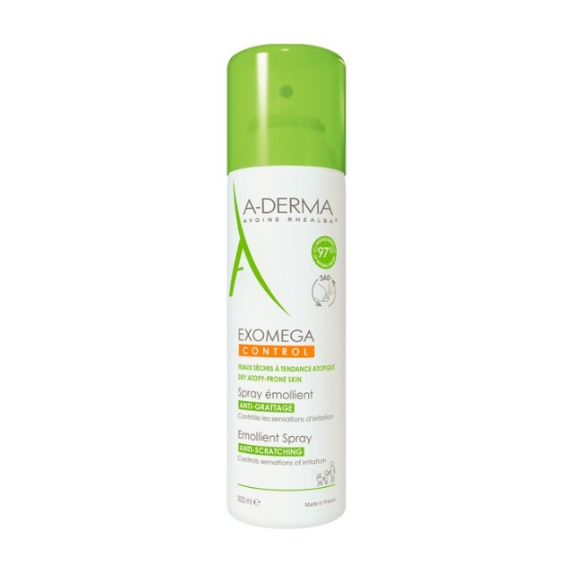 A-DERMA EXOMEGA CONTROL EMOLIJENTNI SPREJ 200ML - Preparat za suvu kožu sklonu ekcemu