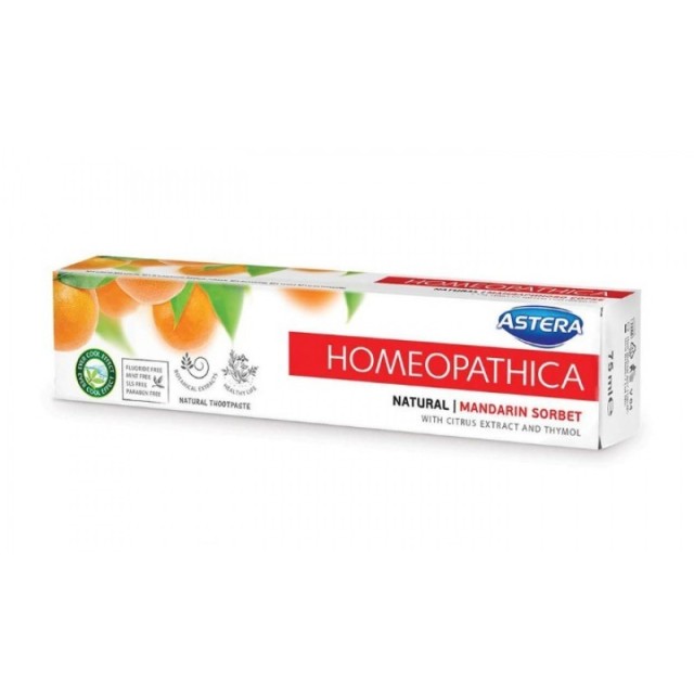 ASTERA HOMEOPATHICA NATURAL PASTA ZA ZUBE 75ML ASTERA HOMEOPATHICA NATURAL PASTA ZA ZUBE 75ML