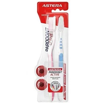 ASTERA PARODONT ACTIVE 1+1 ČETKICA ZA ZUBE MEDIUM