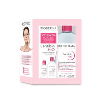 BIODERMA SET SENSIBIO H2O MICELARNI RASTVOR 500ML+250ML