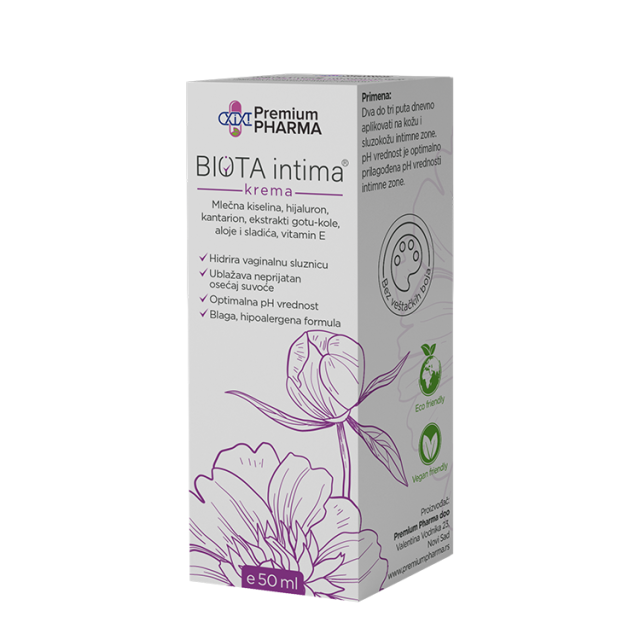 BIOTA INTIMA KREMA 50 ML BIOTA INTIMA KREMA 50 ML