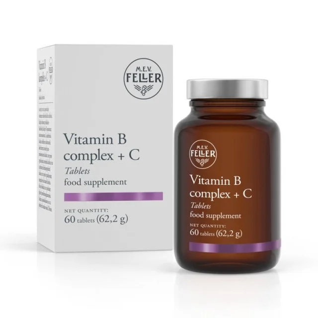 B KOMPLEKS + VITAMIN C  TABLETE - M. E. V. FELLER 