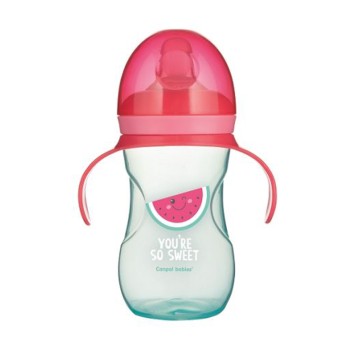 CANPOL BABY TRENING &Scaron;OLJA SA SILIKONSKIM KLJUNOM - PINK