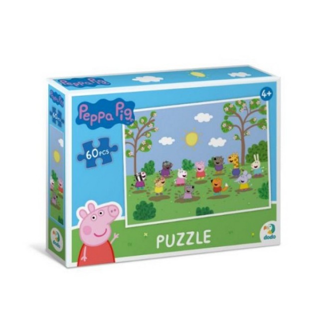 DODO PUZZLE PEPPA PRASE LETNJI DAN 60 KOMADA DODO PUZZLE PEPPA PRASE LETNJI DAN 60 KOMADA