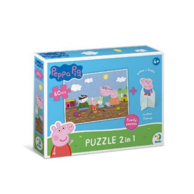 DODO PUZZLE PEPPA PRASE SA FIGUROM DRUGARI DODO PUZZLE PEPPA PRASE SA FIGUROM DRUGARI