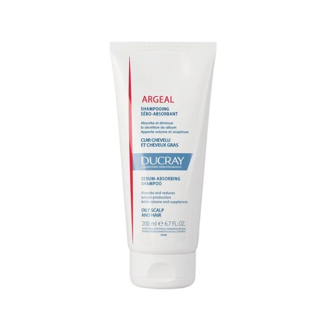DUCRAY ARGEAL ŠAMPON 200ML - Preparat protiv pojačanog mašćenja kože glave DUCRAY ARGEAL ŠAMPON 200ML - Preparat protiv pojačanog mašćenja kože glave