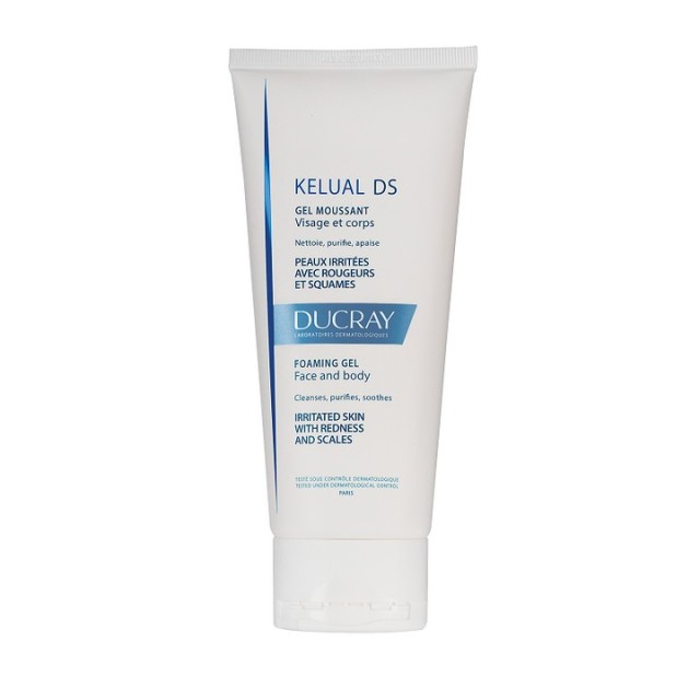 DUCRAY KELUAL DS PENUŠAVI GEL 200ML - Preparat za čišćenje lica i tela