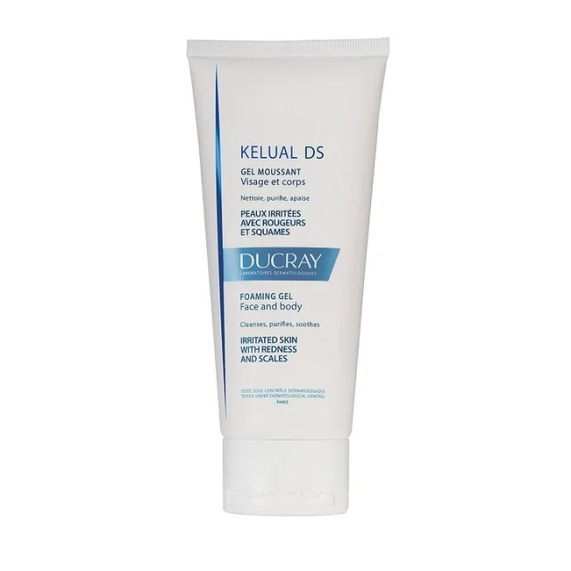 DUCRAY KELUAL DS PENUŠAVI GEL 200ML - Preparat za čišćenje lica i tela DUCRAY KELUAL DS PENUŠAVI GEL 200ML - Preparat za čišćenje lica i tela