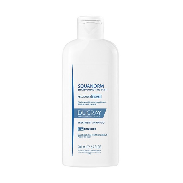 DUCRAY SQUANORM &Scaron;AMPON PROTIV SUVE PERUTI 200ML - Preparat za kosu protiv peruti
