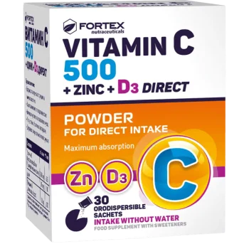FORTEX Zn + D3 + VITAMIN C 500 DIRECT