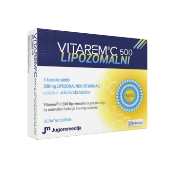 JUGOREMEDIJA VITAREM C 500 LIPOZOMALNI 