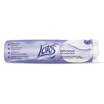 LOTOS OKRUGLI KOZMETIČKI JASTUČIĆI 100/1 PAMUK 100%