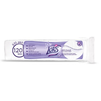 LOTOS OKRUGLI KOZMETIČKI JASTUČIĆI 120/1 PAMUK 100%