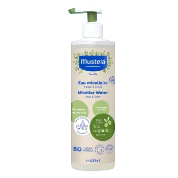 MUSTELA BIOORGANIC MICELARNA VODA 400ML MUSTELA BIOORGANIC MICELARNA VODA 400ML