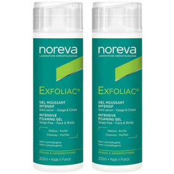 NOREVA EXFOLIAC PENASTI GEL 200ml 1+1 GRATIS