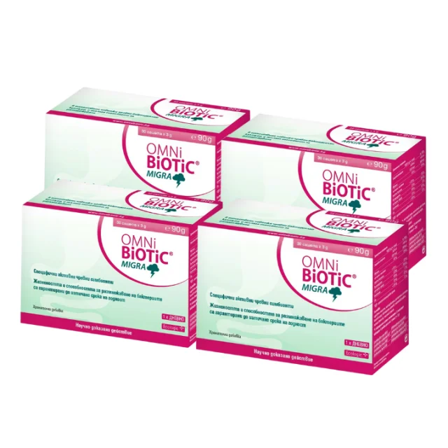 OMNI BIOTIC MIGRA - Preparat za glavobolju FOUR PACK OMNI BIOTIC MIGRA - Preparat za glavobolju FOUR PACK