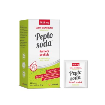PEPTO SODA &Scaron;UMEĆI PRA&Scaron;AK 20 KESICA