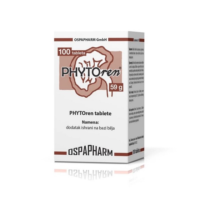 PHYTOREN - Preparat za zdravlje bubrega i urinarnog sistema 100 tableta PHYTOREN - Preparat za zdravlje bubrega i urinarnog sistema 100 tableta