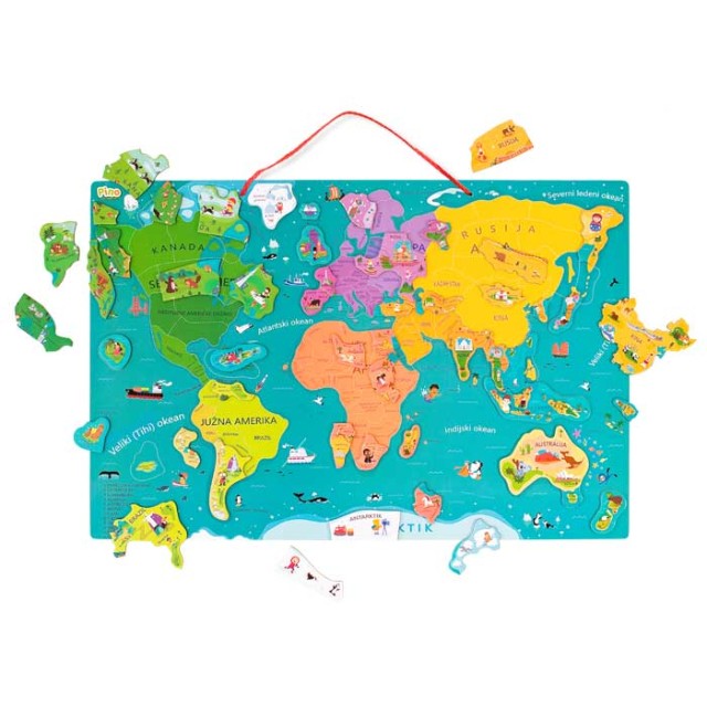 PINO MAGNETNA MAPA SVETA PINO MAGNETNA MAPA SVETA