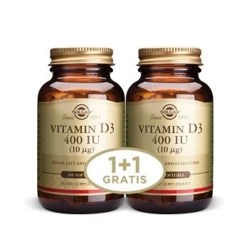 SOLGAR VITAMIN D3 1 + 1 GRATIS SOLGAR VITAMIN D3 1 + 1 GRATIS