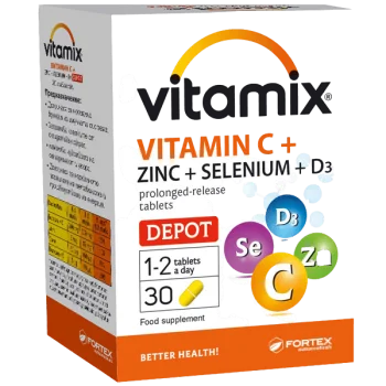 VITAMIX Zn +SE +D3 + VITAMIN C DEPOT VITAMIX Zn +SE +D3 + VITAMIN C DEPOT