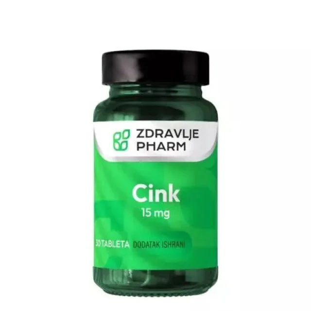 ZDRAVLJE PHARM CINK 15 MG ZDRAVLJE PHARM CINK 15 MG