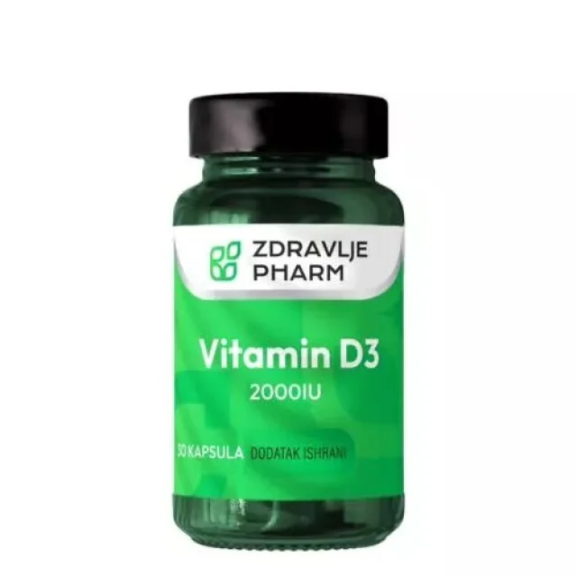 ZDRAVLJE PHARM VITAMIN D3 2000 IJ ZDRAVLJE PHARM VITAMIN D3 2000 IJ