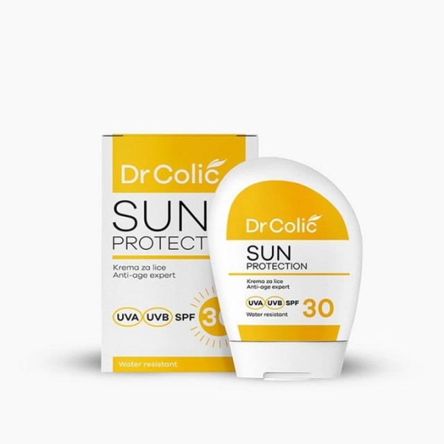 DR COLIĆ SUN SPF 30 - Vodootporna krema za lice