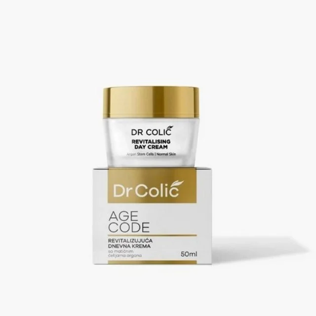 DR COLIĆ AGE CODE - Revitalizujuća dnevna krema sa matičnim ćelijama argana DR COLIĆ AGE CODE - Revitalizujuća dnevna krema sa matičnim ćelijama argana