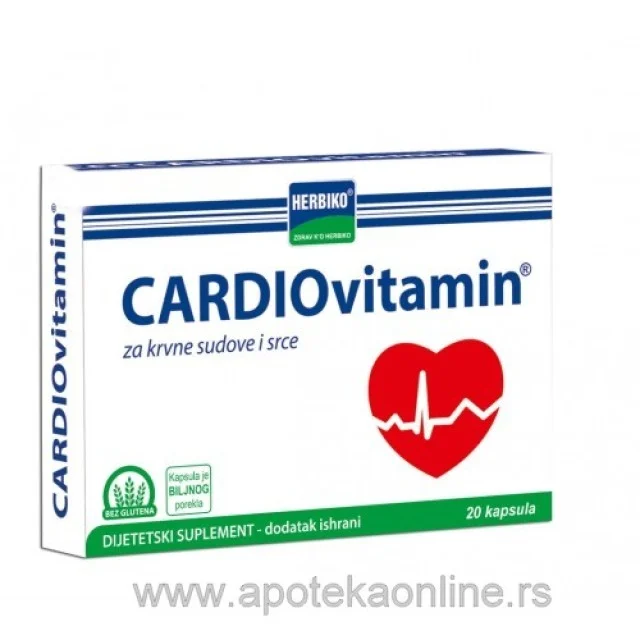 CARDIOVITAMIN KAPSULE - Online Apoteka CARDIOVITAMIN KAPSULE