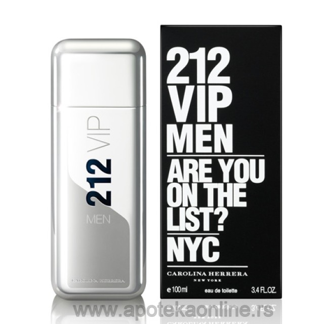CAROLINA HERRERA VIP MAN EDT 100ml - Online Apoteka CAROLINA HERRERA VIP MAN EDT 100ml