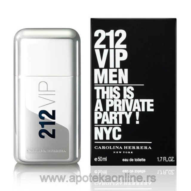 CAROLINA HERRERA VIP MAN EDT 50ml - Online Apoteka CAROLINA HERRERA VIP MAN EDT 50ml