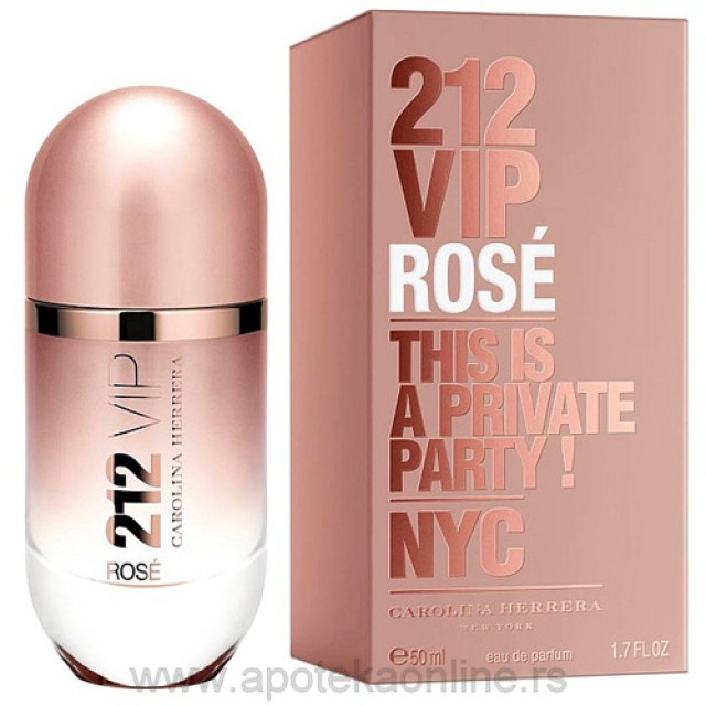 CAROLINA HERRERA VIP ROSE WOMAN EDP 50ml - Online Apoteka CAROLINA HERRERA VIP ROSE WOMAN EDP 50ml