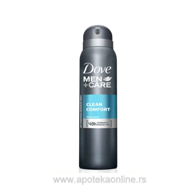 DOVE MEN CARE CLEAN COMFORT DEZODORANS ANTIPERSPIRANT U SPREJU 150ML