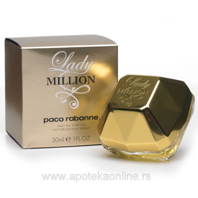 PACO RABANNE MILLION LADY EDP 30ml - Online Apoteka PACO RABANNE MILLION LADY EDP 30ml