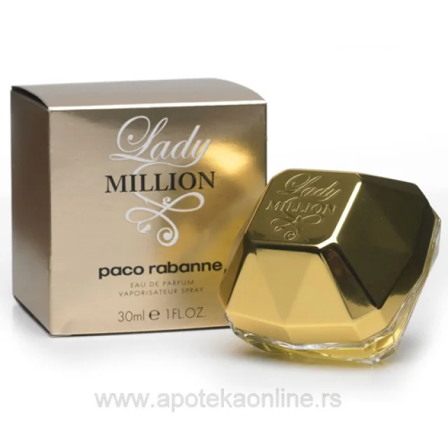 PACO RABANNE MILLION LADY EDP 30ml - Online Apoteka PACO RABANNE MILLION LADY EDP 30ml