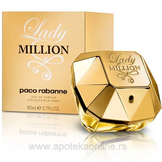 PACO RABANNE MILLION LADY EDP 80ml - Online Apoteka PACO RABANNE MILLION LADY EDP 80ml