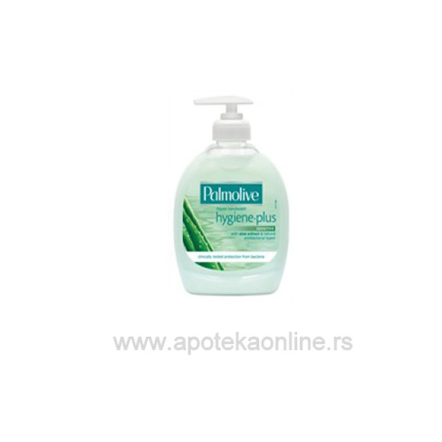 PALMOLIVE TEČNI SAPUN HYGIENE PLUS ALOE 300ml - Online Apoteka PALMOLIVE TEČNI SAPUN HYGIENE PLUS ALOE 300ml