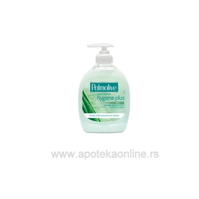 PALMOLIVE TEČNI SAPUN HYGIENE PLUS ALOE 300ml - Online Apoteka PALMOLIVE TEČNI SAPUN HYGIENE PLUS ALOE 300ml