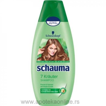 SCHAUMA ŠAMPON 7 LEKOVITIH TRAVA 400ml