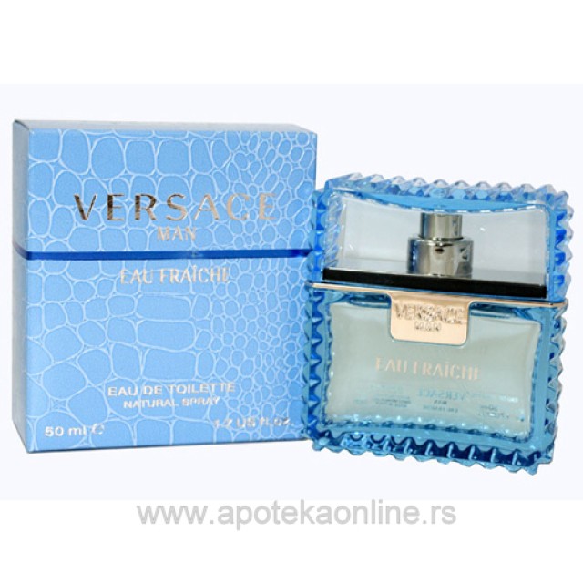 VERSACE EAU FRAICHE MAN EDT 50ml - Online Apoteka VERSACE EAU FRAICHE MAN EDT 50ml