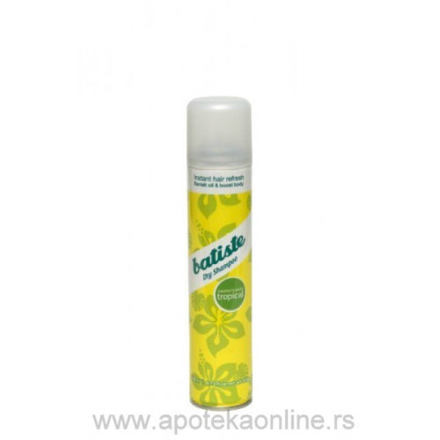 BATISTE TROPICAL SUVI ŠAMPON 200ml - Online Apoteka BATISTE TROPICAL SUVI ŠAMPON 200ml