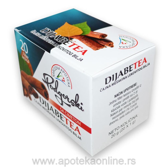 DIJABETEA ČAJ ZA DIJABETIČARE - Online Apoteka DIJABETEA ČAJ ZA DIJABETIČARE