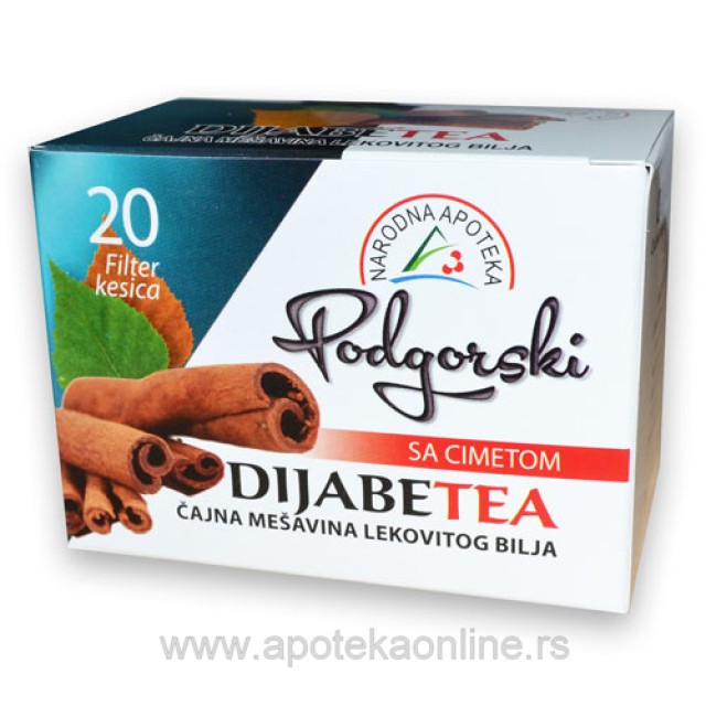 DIJABETEA ČAJ ZA DIJABETIČARE - Online Apoteka DIJABETEA ČAJ ZA DIJABETIČARE
