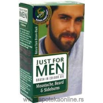 GRECIAN JUST FOR MEN COLOR GEL ZA BRADU I BRKOVE CRNA